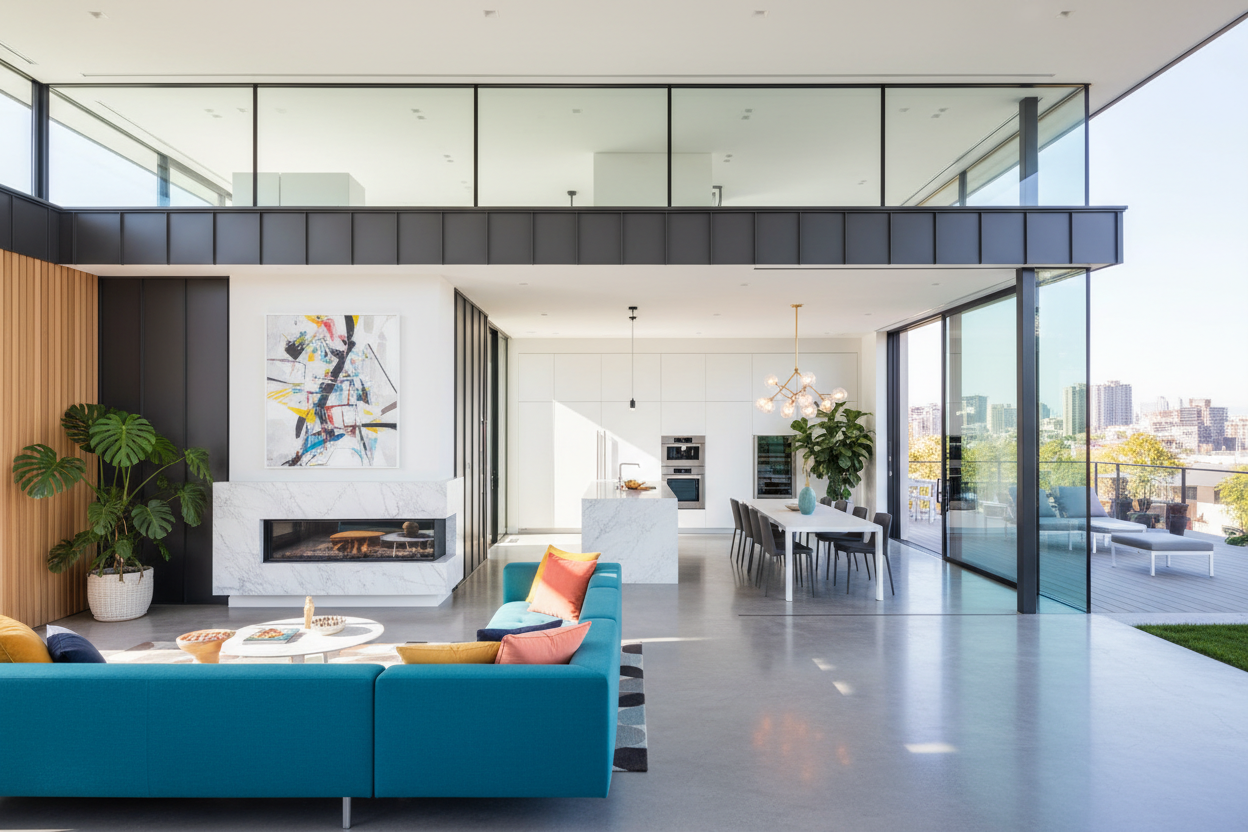 casa moderna juvenil